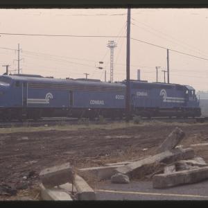E8 4022 and SD45 6220 in Harrisburg, PA