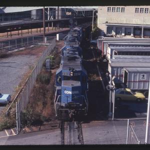 GP35 2312, GP35 3660, GP38-2 7947, and U25B 2596 in Harrisburg, PA