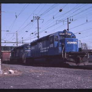 SD40-2s 6418 and 6381 in Harrisburg, PA