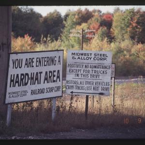 Midwest Steel & Alloy Corp. sign in Farrell, PA