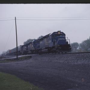 SD40-2s 6463 and 6366 in Perdix, PA