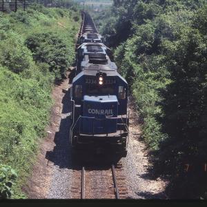 GP40-2 3334 in Rutherford, PA