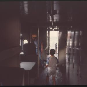 Caboose Interior in Harrisburg, PA