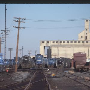 Stored Motive Power at Rutherford, PA