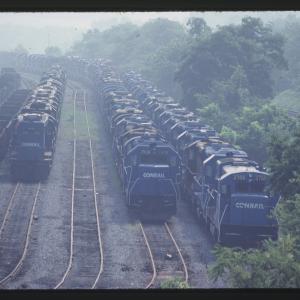 Stored Motive Power at Rutherford, PA