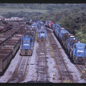 Stored Motive Power at Rutherford, PA