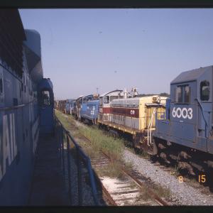 Stored Motive Power at Rutherford, PA