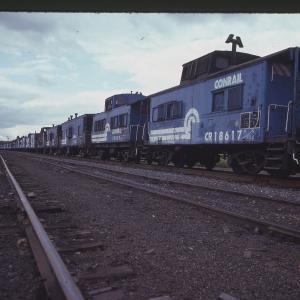Stored Cabooses at Rutherford, PA