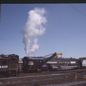 Wrecked E44s 4400 and 4439 at Rutherford, PA