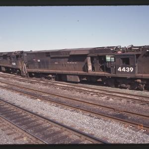 Wrecked E44s 4400 and 4439 at Rutherford, PA