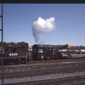 Wrecked E44s 4400 and 4439 at Rutherford, PA