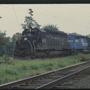 SD40 6258 and SD40-2 6523 in Columbia, PA