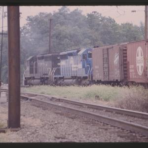 SD40 6258 and SD40-2 6523 in Columbia, PA