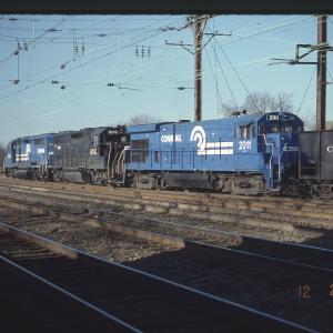 GP40 3185, GP38-2 8100, and B23-7 2011 in Perryville, MD