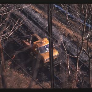 MoW Truck on the Port Road at West Harbor