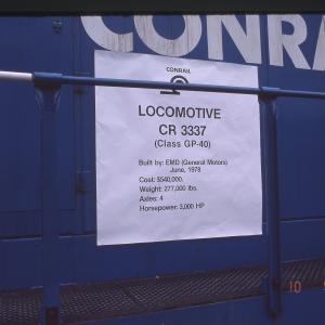 GP40-2 3337 in Rensselaer, NY