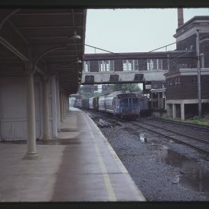 GP35 2277 and NIMX GG1 4859 at Lancaster, PA