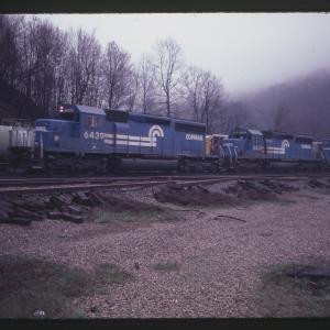 SD40-2s 6439, 6434, and 6433 at Horseshoe Curve