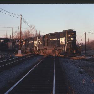 GP38-2s 8155, 8160, and 8158 in Hagerstown, MD
