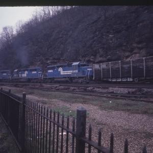 SD40-2s 6439, 6434, and 6433 at Horseshoe Curve