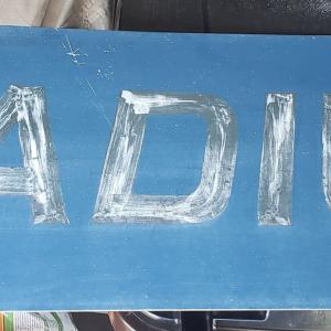 STADIUM Tower nameplate, south Philadelphia, PA