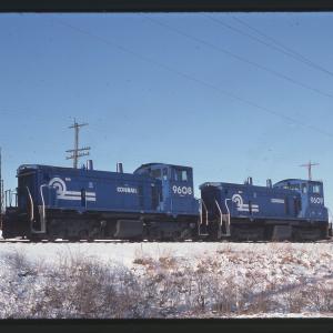 Photo of EMD SW1500s 9608 & 9609