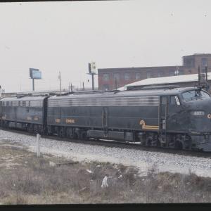 Photo of EMD E8 4021 Rounding Bailey's Wye EB in Baltimore MD