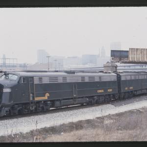 Photo of EMD E8 4020 & 4021 on Bailey's Wye in Baltimore MD