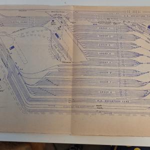 Blueprint of Elkart Yard
