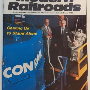 Modern Railroads February 1986