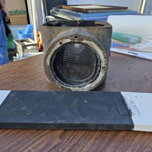 PRR position-light Lamp Housing with lens, no guts