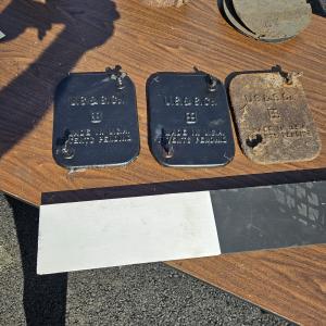 PRR position-light Cover Plate, repainted