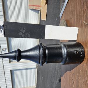 Finial, tall, #9758 cast on