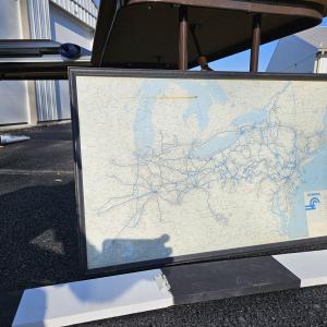 Conrail System Map 1978-08-31 (Rand McNally)  A. C. Fisher, Trainmaster on back.