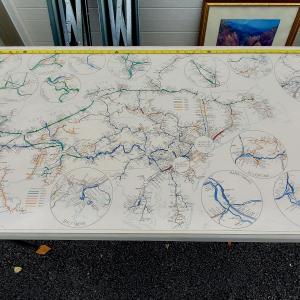Conrail System Map 1995-07-25, Showing Bridges and Track Capacities