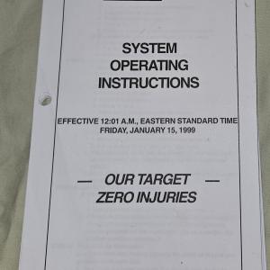 CR System Operating Instructions, 1999-01-15