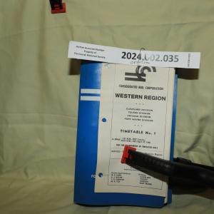 CR Western Region Timetable No. 1, 1980-04-27