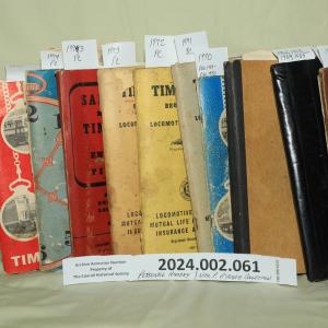 Nick P. D'Amato 11 NYC/PC employee timebooks