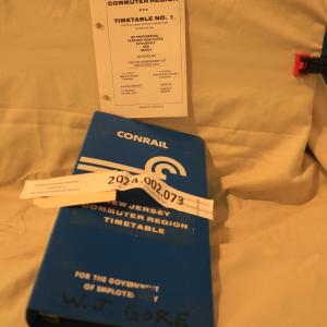 Conrail NJ Commuter Region Emp Timetable No. 1, 1981-10-25