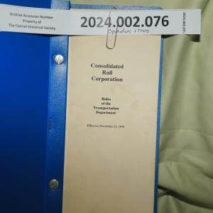 Rules of the Transportation Dept., 1979-11-25