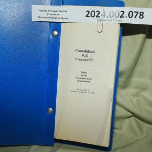 Rules of the Transportation Dept., 1982-09-26