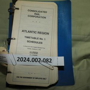 CR Atlantic Region Timetable No. 1, 1976-10-31