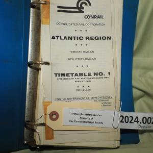 CR Atlantic Reg Timetable No. 1, Hoboken Div. and NJ Div., 1980-04-27
