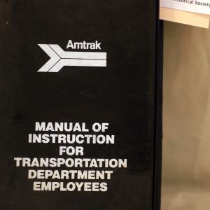 Amtrak Manual of Instruction for Transp. Dept. Employees, rev. 1994-03-21