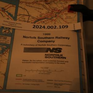 Norfolk Southern System Map 1999 (plastic)