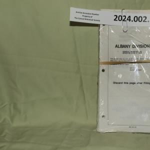 Albany Division Timetable General Order No. 102, 1989-06-17