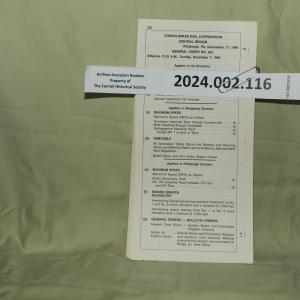 Central Region General Order No. 203