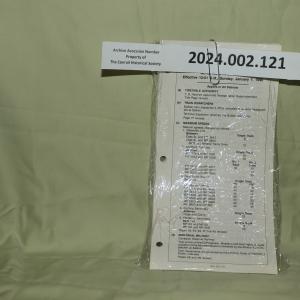 Albany Division General Order No. 103, 1990-0107