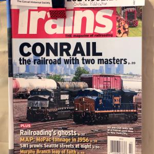 Trains Magazines, July 2006, December 2012