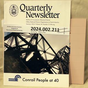 R&LHS Quarterly, summer 2016, Conrail People at 40